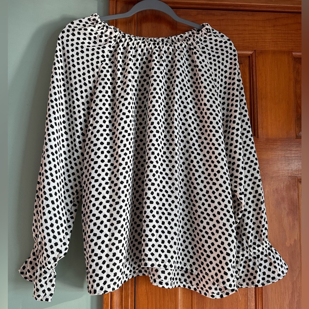 Dressy off-the-shoulder top